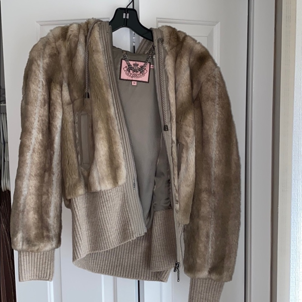 Juicy Couture faux fur jacket